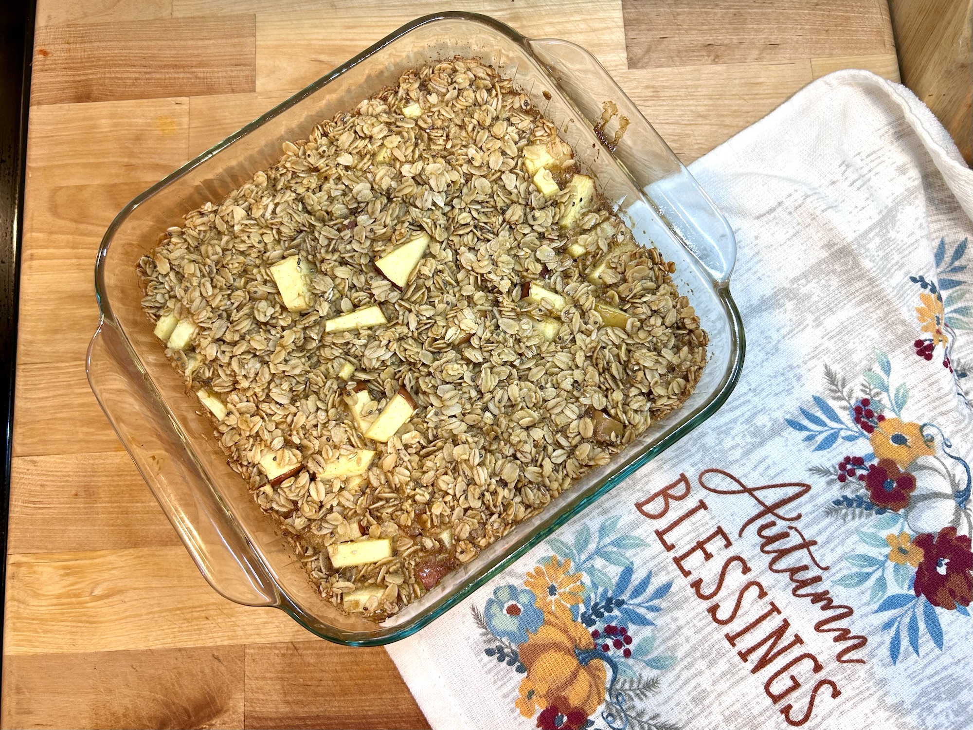 Recipe Club – Apple Oatmeal Bake (Gluten-free & Dairy-free)